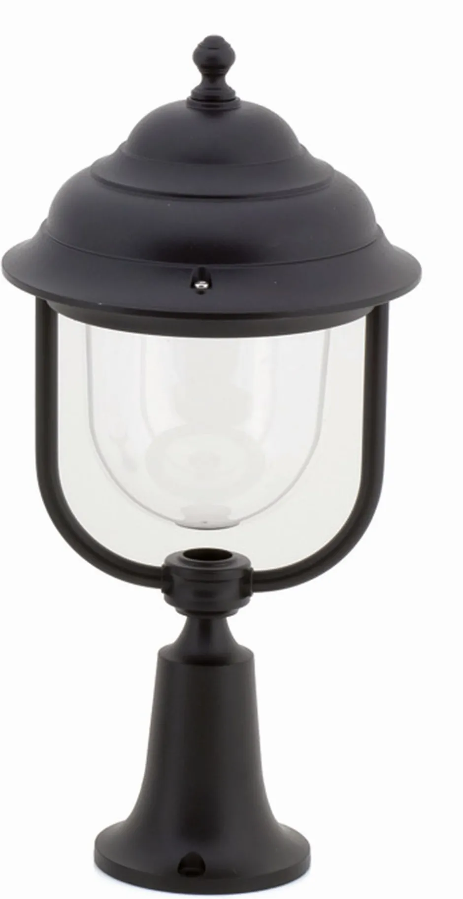 Lido Sockelleuchte außen Garten Schwarz IP43 43 cm Rustikal< Rustikale Lampen|Wegeleuchten