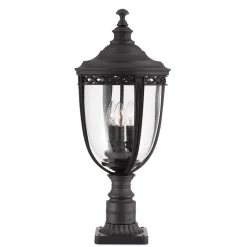 Außenleuchten Antik|Gartenlaternen*Elstead Sockelleuchte außen Garten Weg dekorativ IP44 64cm