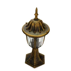 Rabalux Sockelleuchte außen Rustikal in Gold 43 cm IP43< Rustikale Lampen|Rustikale Außenleuchten