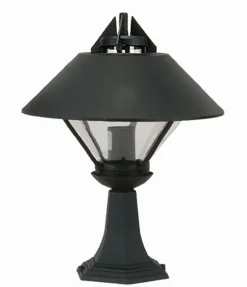Lido Sockelleuchte außen Schwarz IP43 47cm E27 Rustikal< Außenleuchten Antik|Rustikale Außenleuchten