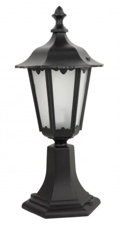 Außenleuchten Antik|Gartenlaternen*SU-MA Sockelleuchte Garten 45cm Rustikal IP43 wetterfest