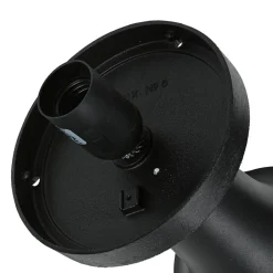 Lido Sockelleuchte Kugel Schirm 37cm klein IP43 E27 Schwarz< Vintage Lampen|Kugellampen