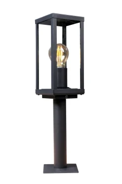Eco-Light Sockelleuchte Vintage Aluminium Schwarz IP44 E27 50 cm< Metall Lampen|Vintage Lampen