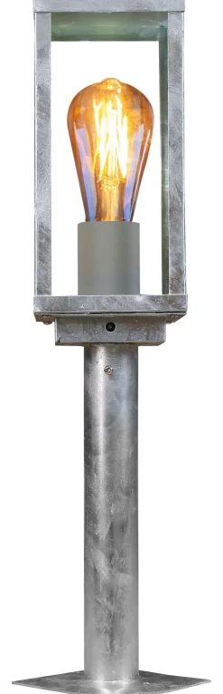 Eco-Light Sockelleuchte Vintage Aluminium in Zink IP44 E27 50 cm< Metall Lampen|Vintage Lampen