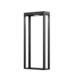 Maytoni Solar Pollerleuchte Aluminium Glas LED IP54 50 cm eckig< Moderne Außenleuchten|Wegeleuchten