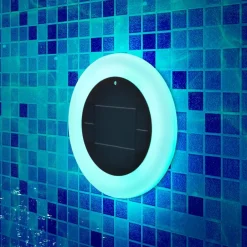 Newgarden Solar Poolleuchte LED Farbwechsel Dimmer IP68 Ø 29 cm kabellos< Kabellose Und Akku-Leuchten