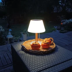 Strühm Solar Tischleuchte Tragbar Akku LED IP44 28 cm hoch Zugschalter< Solarleuchten|Led Außenleuchten