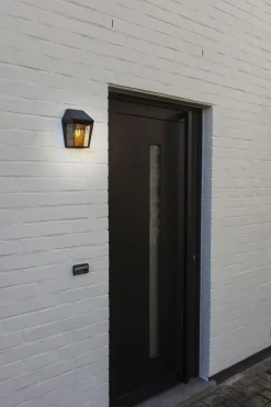 Eco-Light Solar Wandlampe mit Bewegungssensor E27 IP44 H:20,5 cm< Metall Lampen|Solarleuchten