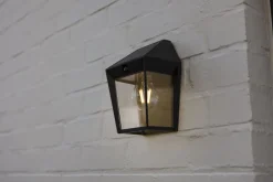 Eco-Light Solar Wandlampe mit Bewegungssensor E27 IP44 H:20,5 cm< Metall Lampen|Solarleuchten