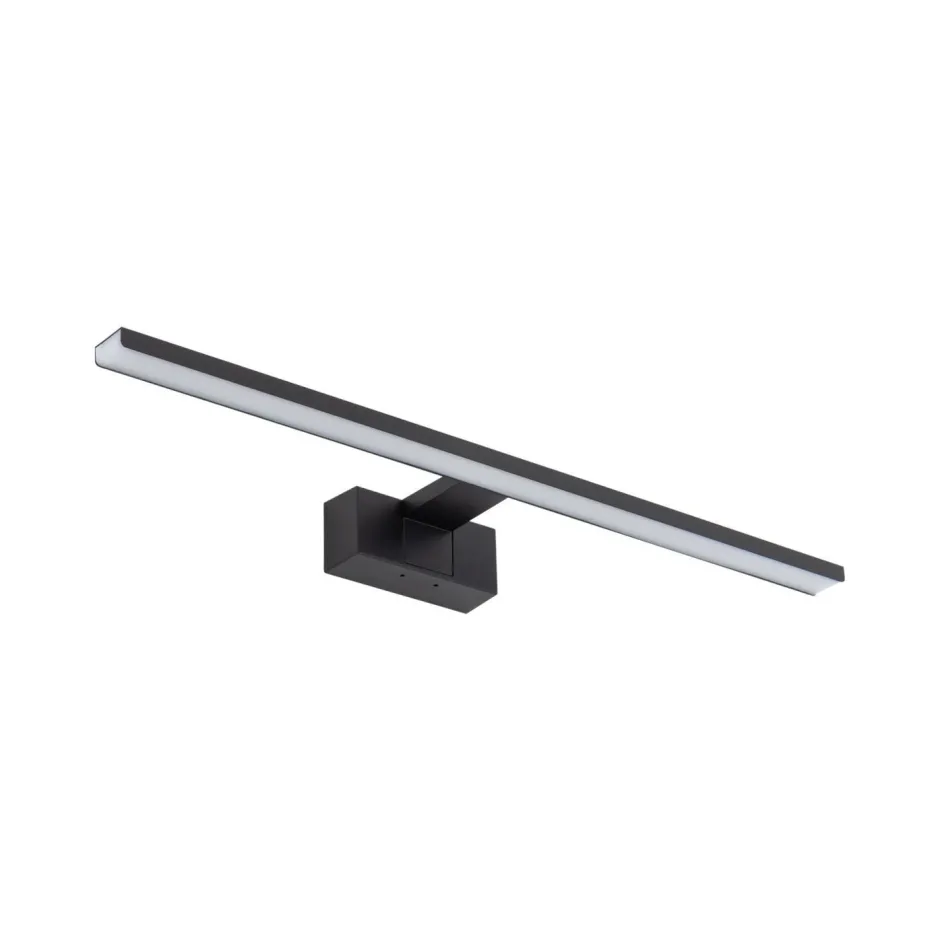 Led Lampen|Wandleuchten*Nowodvorski Spiegelleuchte LED Schwarz IP44 3000 K 850 lm Aluminium