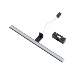 Led Lampen|Wandleuchten*Nowodvorski Spiegelleuchte LED Schwarz IP44 3000 K 850 lm Aluminium