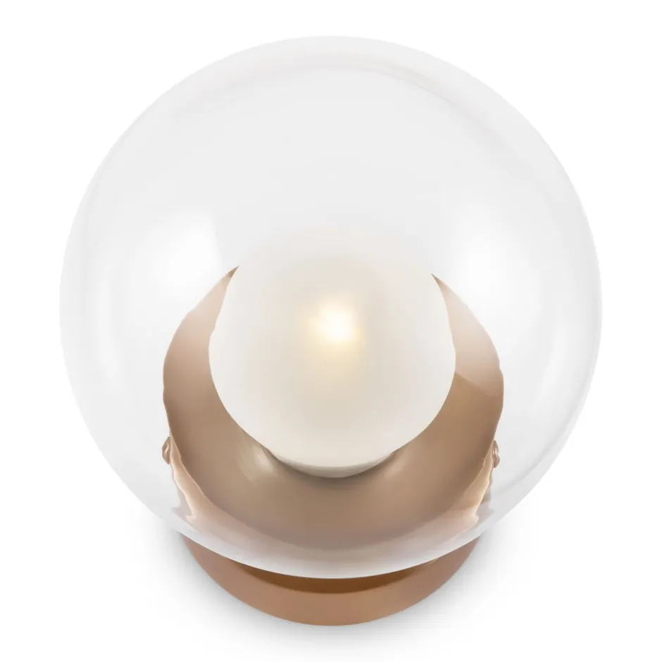 Wandleuchten|Badezimmer Lampe*Maytoni Spiegelleuchte Metall Glas Ø 15 cm in Gold G9 Modern