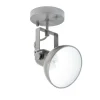 Wandleuchten|Flurlampen*Easylight Spot Lampe Anthrazit Metall rund Retro praktisch