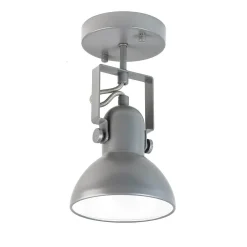 Wandleuchten|Flurlampen*Easylight Spot Lampe Anthrazit Metall rund Retro praktisch