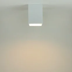 Luminex Spot Lampe Aufputz Weiß GU10 Metall 12,5 cm hoch< Flurlampen|Bürolampen