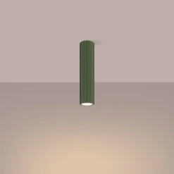 Sollux Spot Lampe Decke Aufputz Ø 6,5 cm H: 30 cm GU10 Aluminium< Wohnzimmerlampen|Küchenlampen