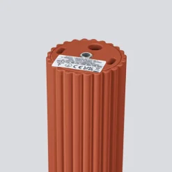 Wohnzimmerlampen|Küchenlampen*Sollux Spot Lampe Decke Aufputz H: 30 cm Ø 6,5 cm Rot Alu GU10