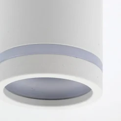 TK Lighting Spot Lampe Decke Metall GU10 Ø 5,5 cm H: 11 cm Aufputz Weiß< Spots|Flurlampen