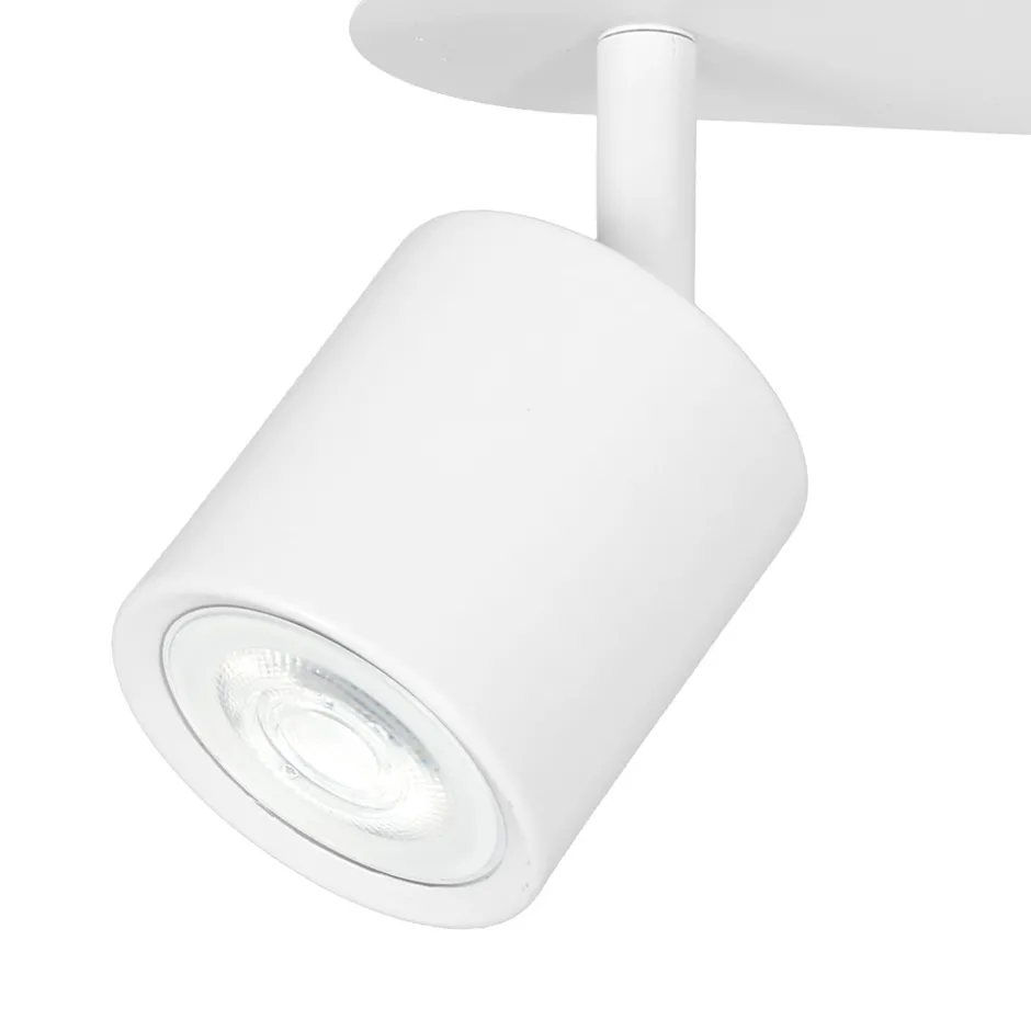 Moderne Lampen|Küchenlampen*Luminex Spot Lampe Decke Weiß Metall GU10 66 cm WIOMA