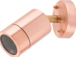 Moderne Lampen|Messinglampen*Lido Spot Lampe in Kupfer rostfrei IP54 Fassade Haus