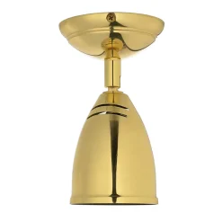 Giovanni Battista Spot Lampe klein Messing massiv E27 verstellbar< Wandleuchten|Flurlampen