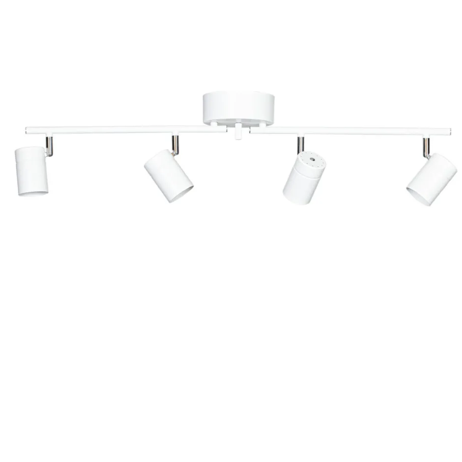 By Rydéns Spot Lampe Metall 83 cm lang Weiß matt GU10 4-flammig< Flurlampen|Wohnzimmerlampen