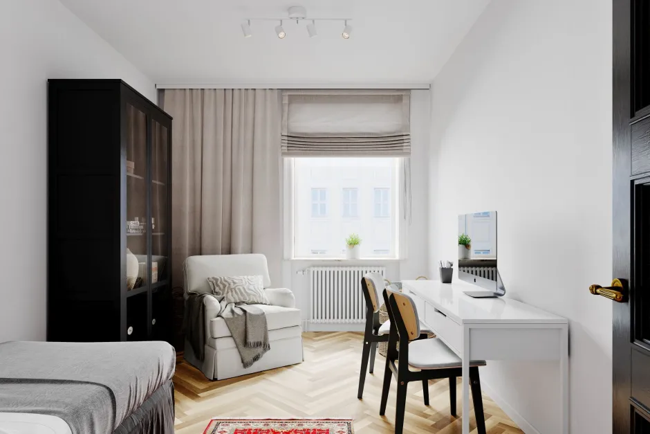 By Rydéns Spot Lampe Metall 83 cm lang Weiß matt GU10 4-flammig< Flurlampen|Wohnzimmerlampen