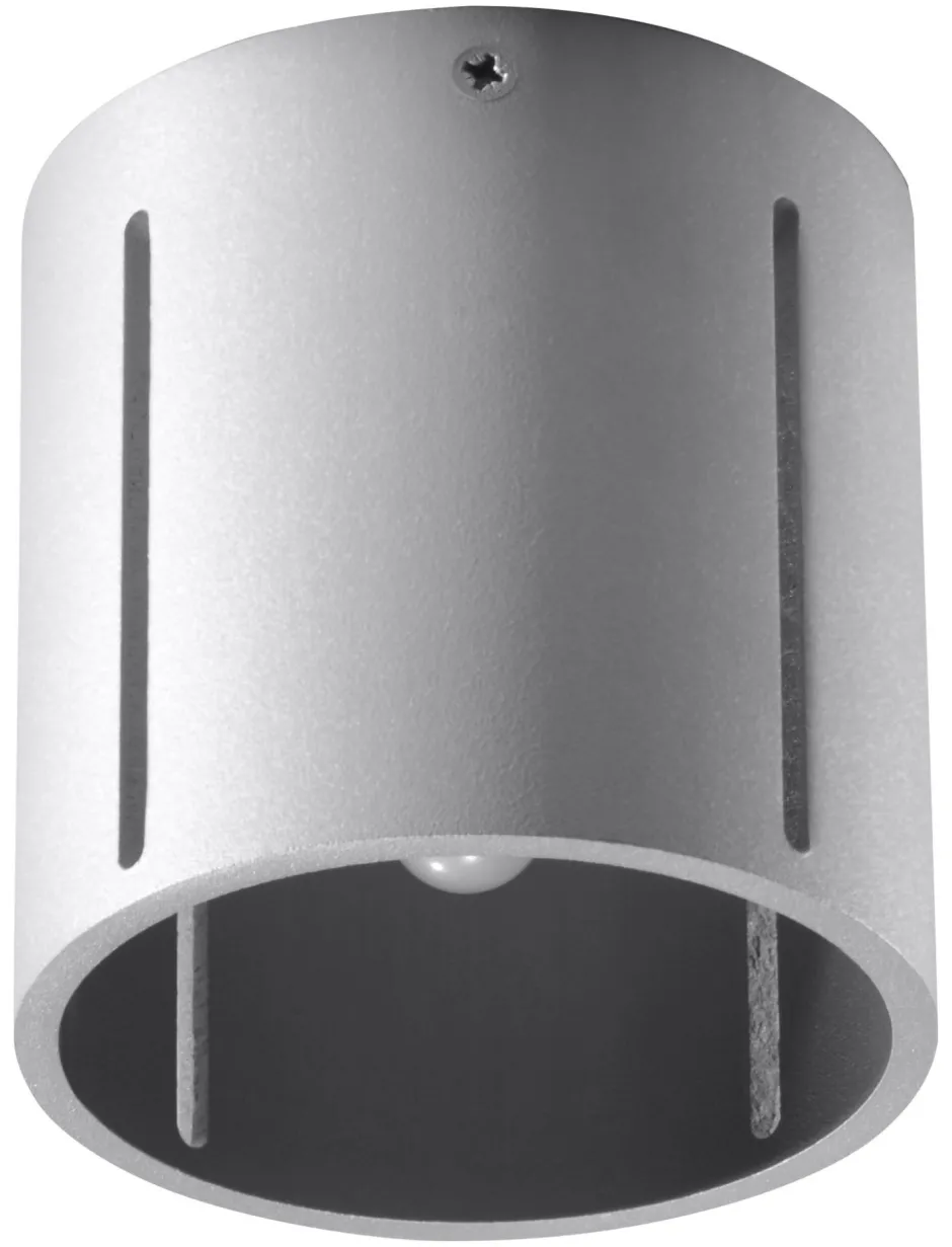 Spots|Küchenlampen*Sollux Spot Lampe Metall klein Ø 10 cm Grau Modern flach G9