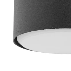 TK Lighting Spot Lampe rund klein Ø 8 cm flach Schwarz blendarm< Deckenleuchten|Flurlampen