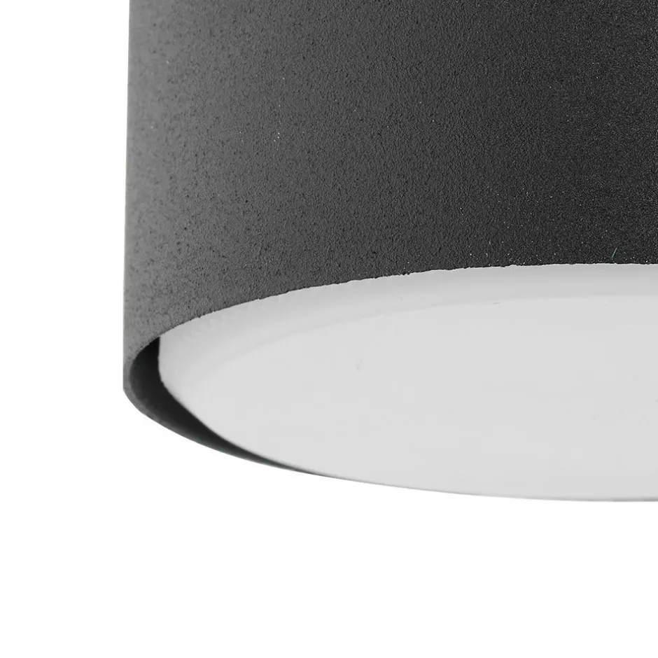 TK Lighting Spot Lampe rund klein Ø 8 cm flach Schwarz blendarm< Deckenleuchten|Flurlampen