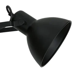 Wandleuchten|Flurlampen*Easylight Spot Lampe Schwarz Metall rund Retro DALLAS