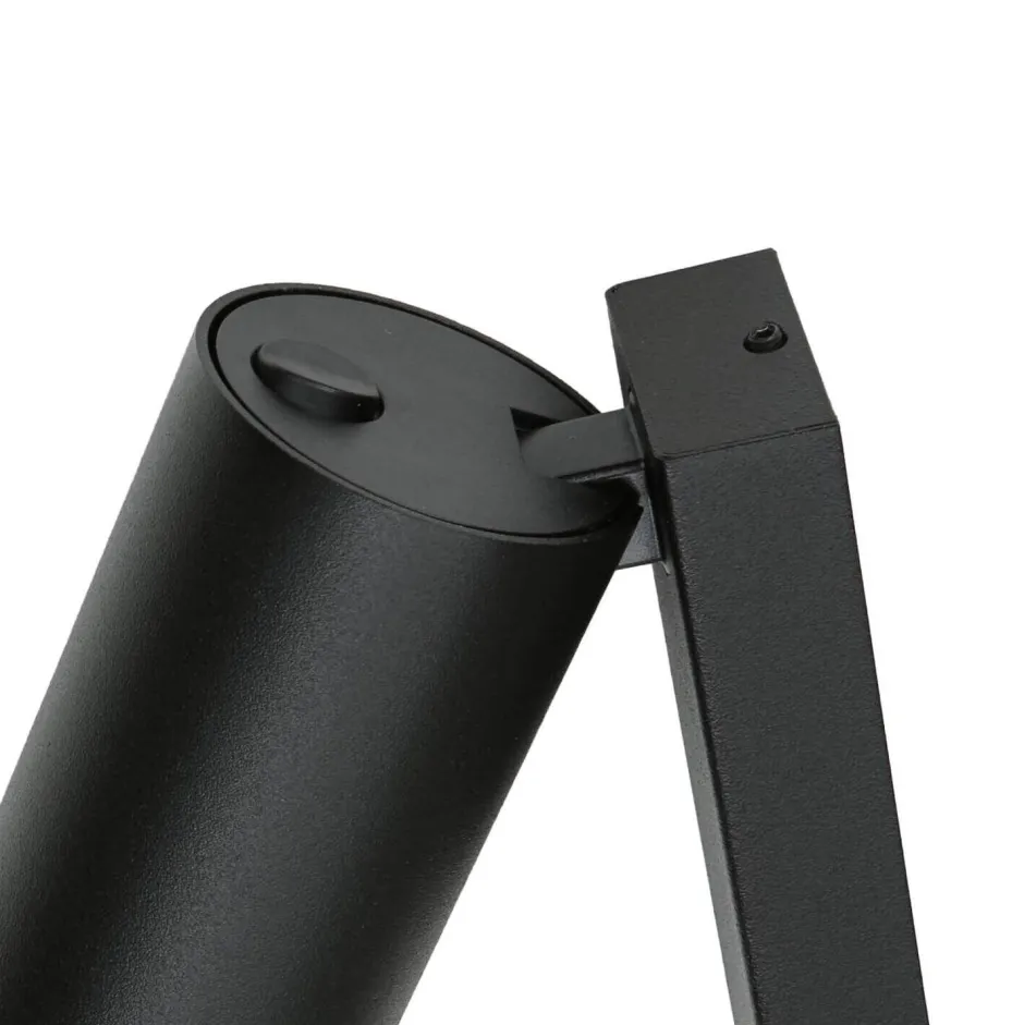 Spots|Wandleuchten*Nowodvorski Spot Lampe Wand verstellbar Schwarz GU10 H: 11,5 cm