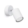 Wohnzimmerlampen|Küchenlampen*Sollux Spot Lampe Wand Weiß klein H: 18,5 cm verstellbar GU10