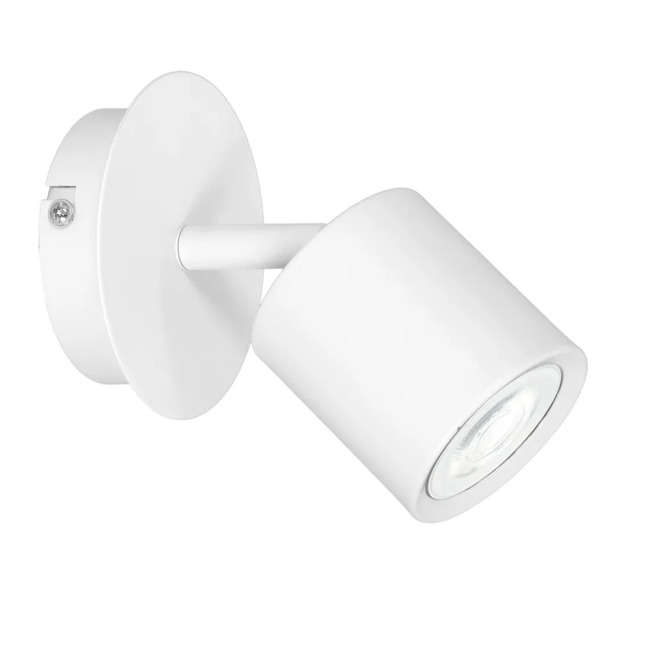 Wandleuchten|Flurlampen*Luminex Spot Lampe Wand Weiß klein verstellbar GU10