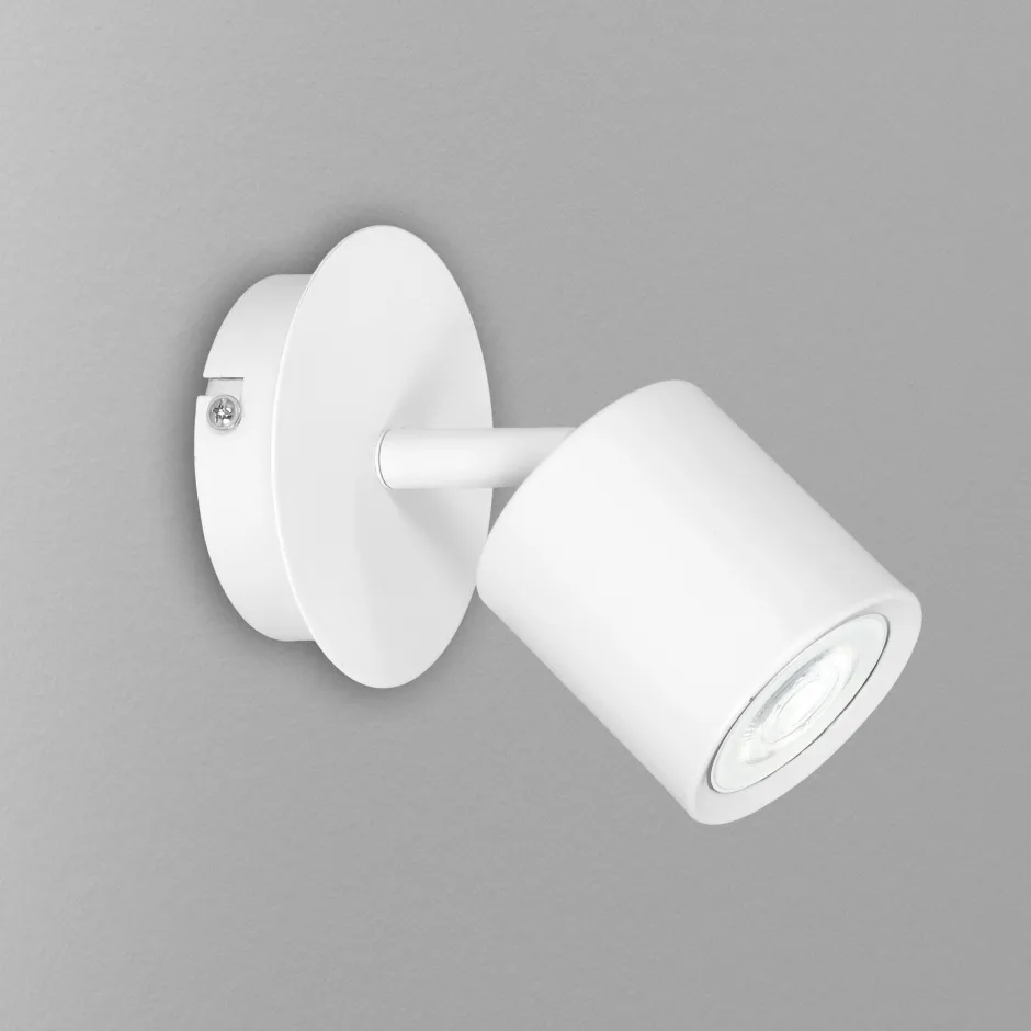 Wandleuchten|Flurlampen*Luminex Spot Lampe Wand Weiß klein verstellbar GU10