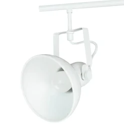Retro Lampen|Bauhaus Lampen*Easylight Spot Leuchte Weiß Metall 3x E14 Retro praktisch