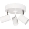 By Rydéns Spot Strahler Metall B: 20 cm klein Weiß 3-flammig GU10< Flurlampen|Wohnzimmerlampen