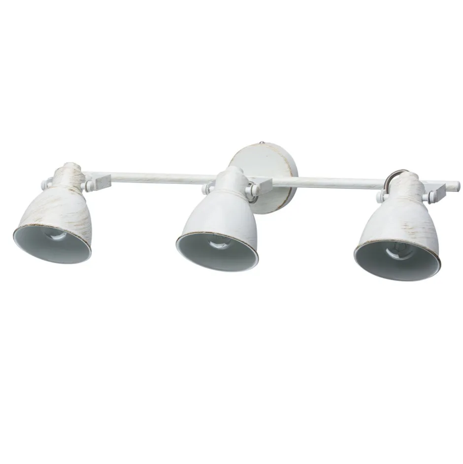 Glasberg Spot Strahler Weiß Industrie Design Wand Decke< Deckenleuchten|Spots