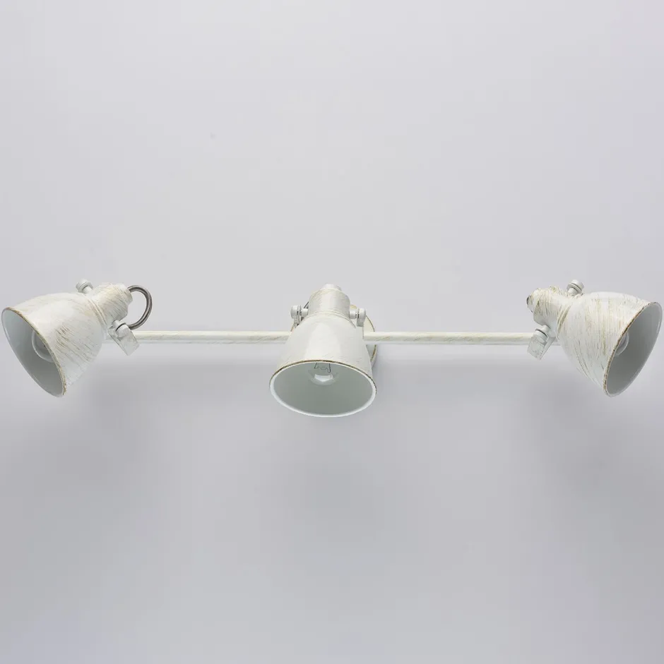 Glasberg Spot Strahler Weiß Industrie Design Wand Decke< Deckenleuchten|Spots