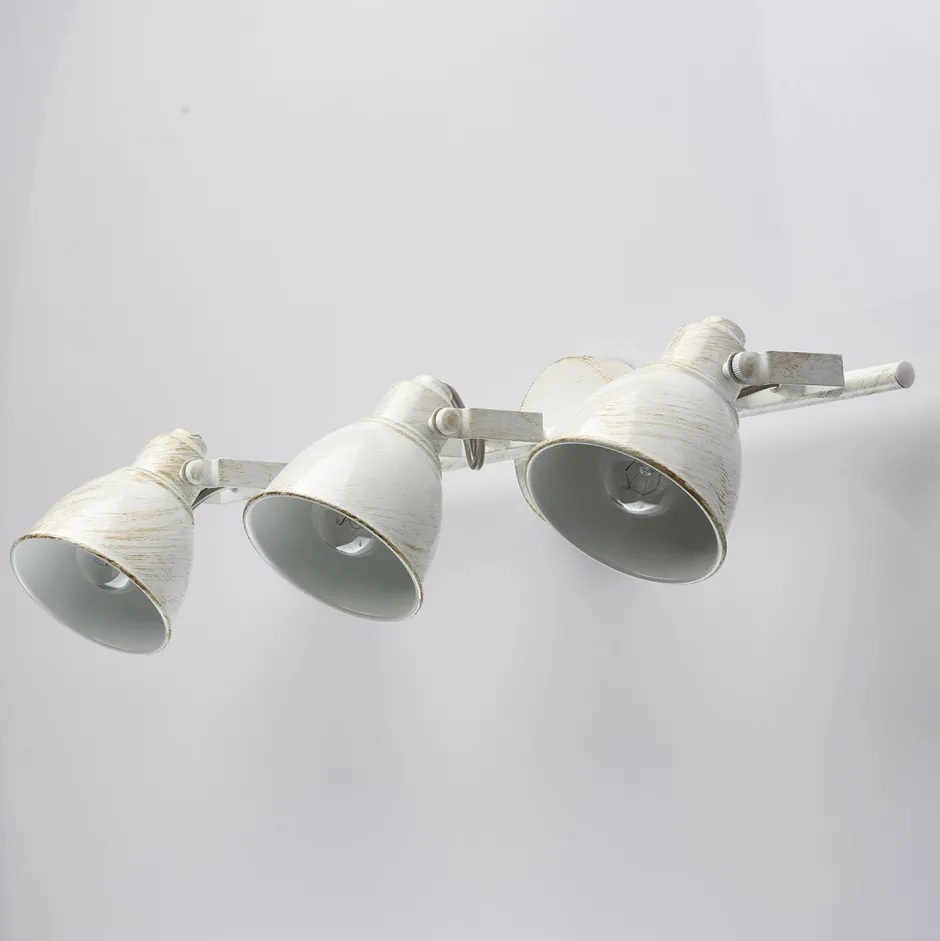 Glasberg Spot Strahler Weiß Industrie Design Wand Decke< Deckenleuchten|Spots