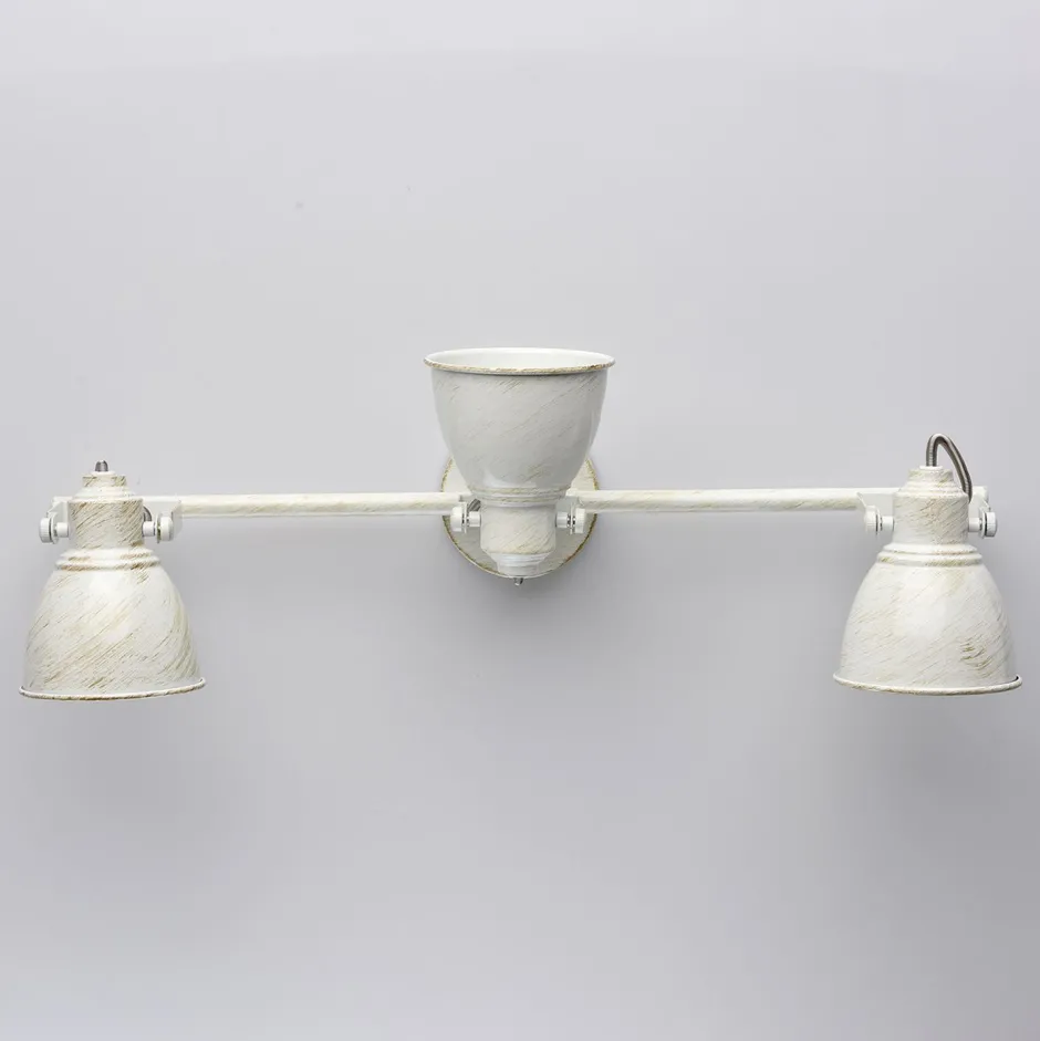 Glasberg Spot Strahler Weiß Industrie Design Wand Decke< Deckenleuchten|Spots