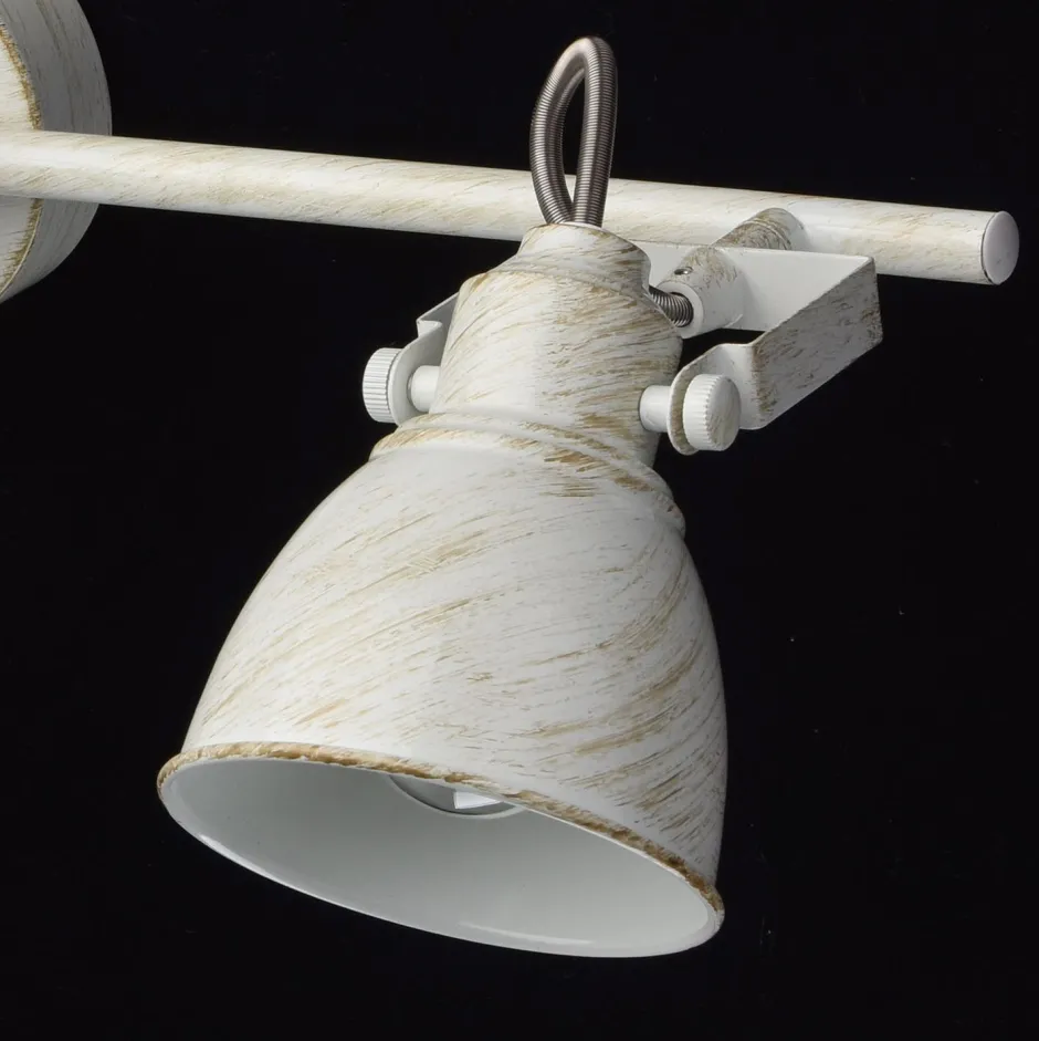 Glasberg Spot Strahler Weiß Industrie Design Wand Decke< Deckenleuchten|Spots