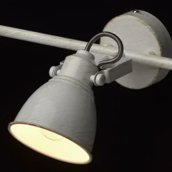 Glasberg Spot Strahler Weiß Industrie Design Wand Decke< Deckenleuchten|Spots