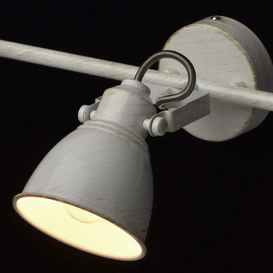 Glasberg Spot Strahler Weiß Industrie Design Wand Decke< Deckenleuchten|Spots