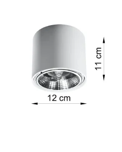 Sollux Spot Weiß Aluminium rund Modern vielseitig JASMYNN< Moderne Lampen|Küchenlampen