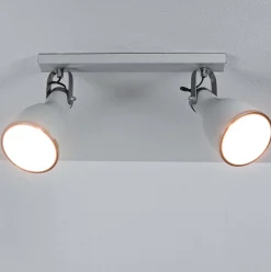 Deckenleuchten|Spots*Luminex Spotstrahler BJORN GREY in Grau 2-flmg