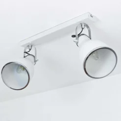 Deckenleuchten|Spots*Luminex Spotstrahler BJORN GREY in Grau 2-flmg