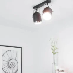 Luminex Spotstrahler NEO in Schwarz 2-flmg< Deckenleuchten|Flurlampen