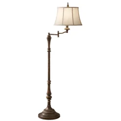 Elstead Standleuchte Antik 163 cm verstellbar Wohnzimmer< Jugendstil Lampen|Stofflampen