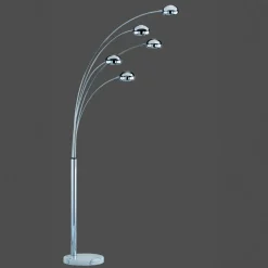 Moderne Lampen|Retro Lampen*Trio Reality Standleuchte FIVE FINGERS Ø35cm 5-flmg